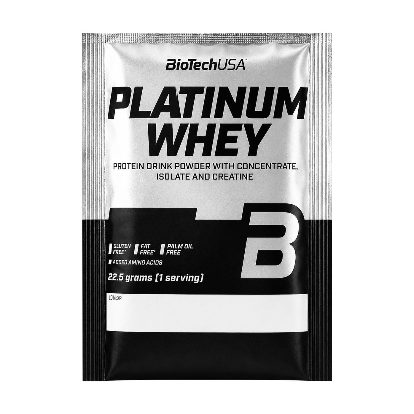 Протеїн BioTechUSA Platinum Whey Солона карамель, в порошку, 22.5 г
